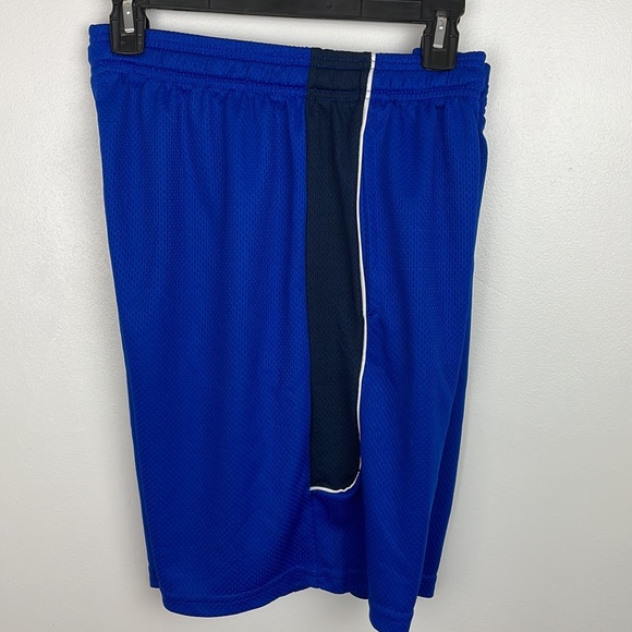 Reebok Mens Gym Shorts Color Blue/Black/White Size X-Large - Picture 5 of 5
